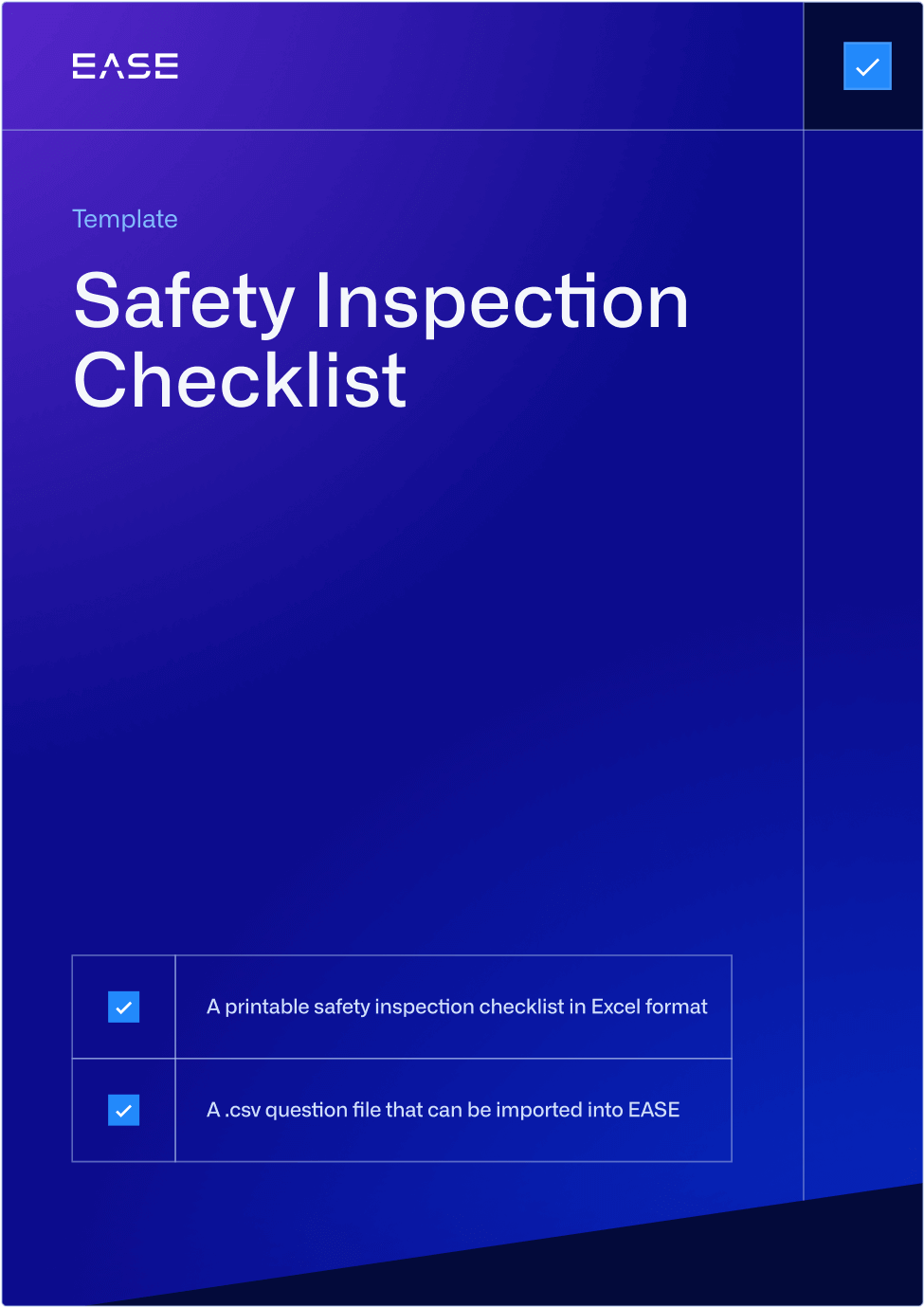 Safety Inspection Checklist