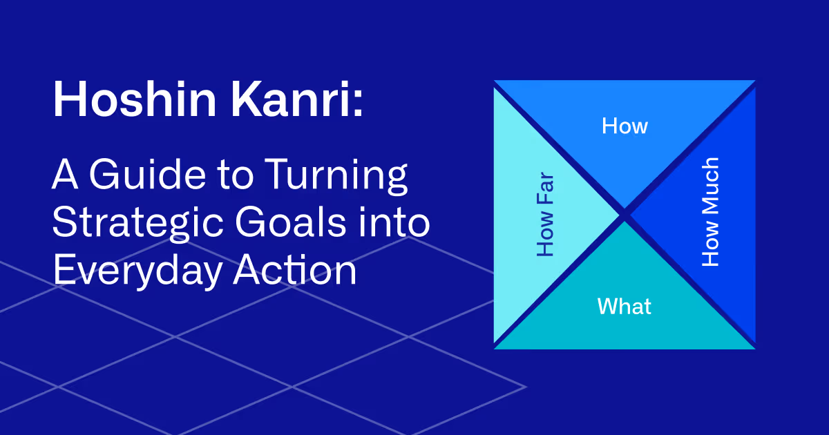 Hoshin Kanri: A Guide to Turning Strategic Goals into Everyday Action