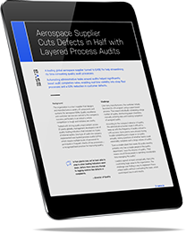 Aerospace manufacturing plant floor audit case study