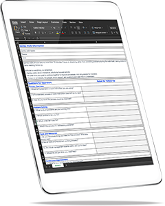 Gemba Walk Checklist Template