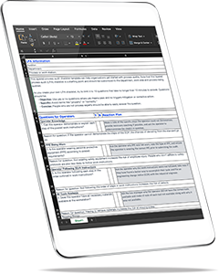 Layered Process Audit Checklist Template