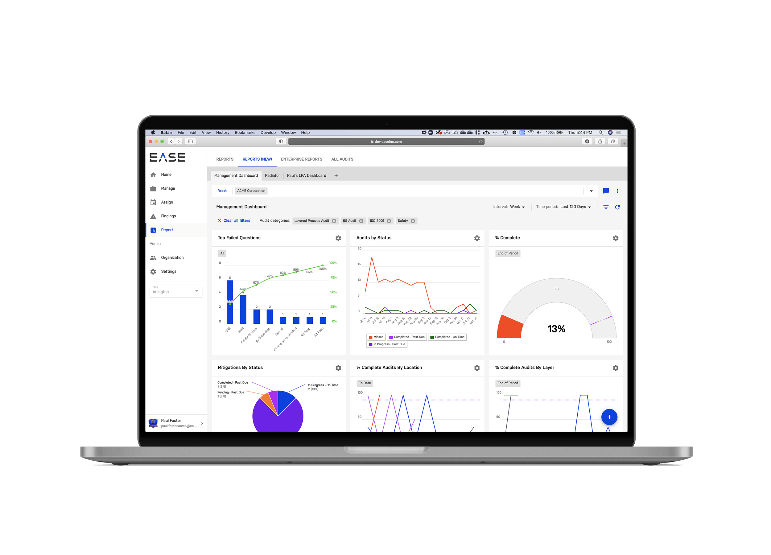 New EASE Reports and Dashboards