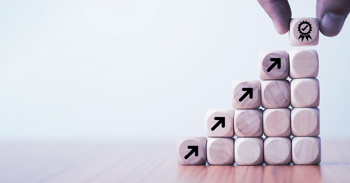 blocks showing how the digital transformation is helping with the continuous improvement in manufacturing